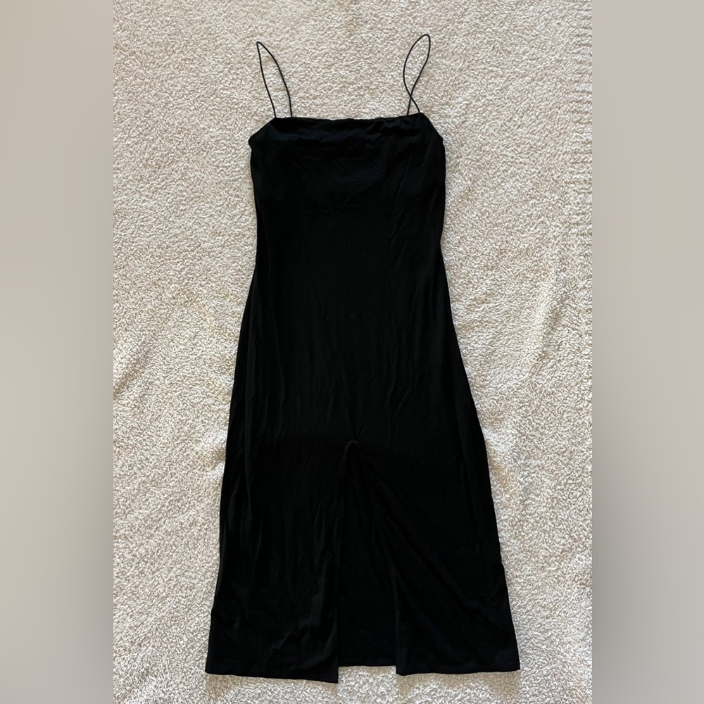 NEW Reformation Pavia Knit Dress Black Size Small - Picture 4 of 9